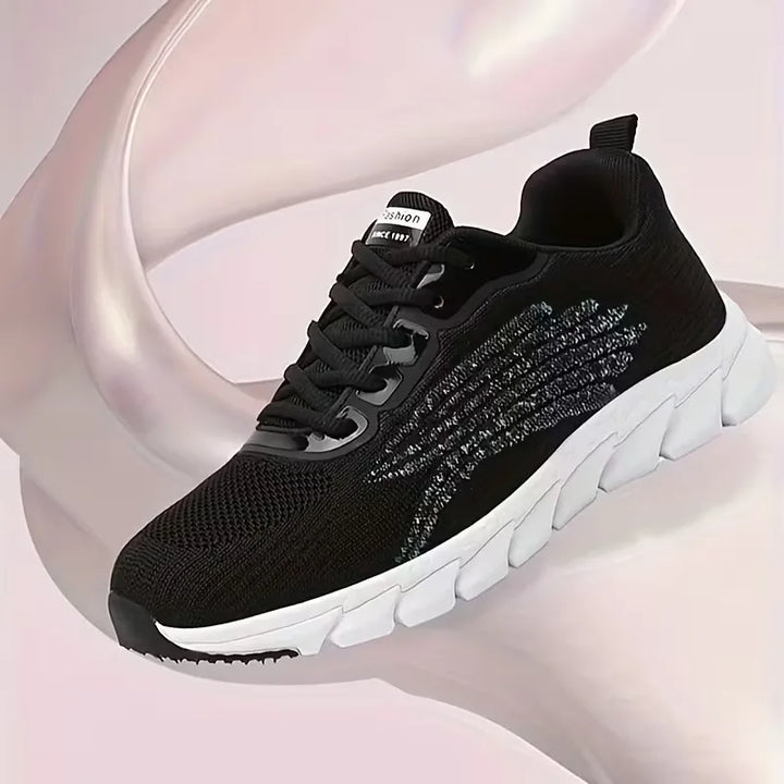 Lage sneaker met mesh bovenwerk