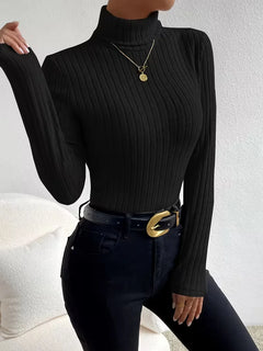 Longsleeve ribbed turtleneck