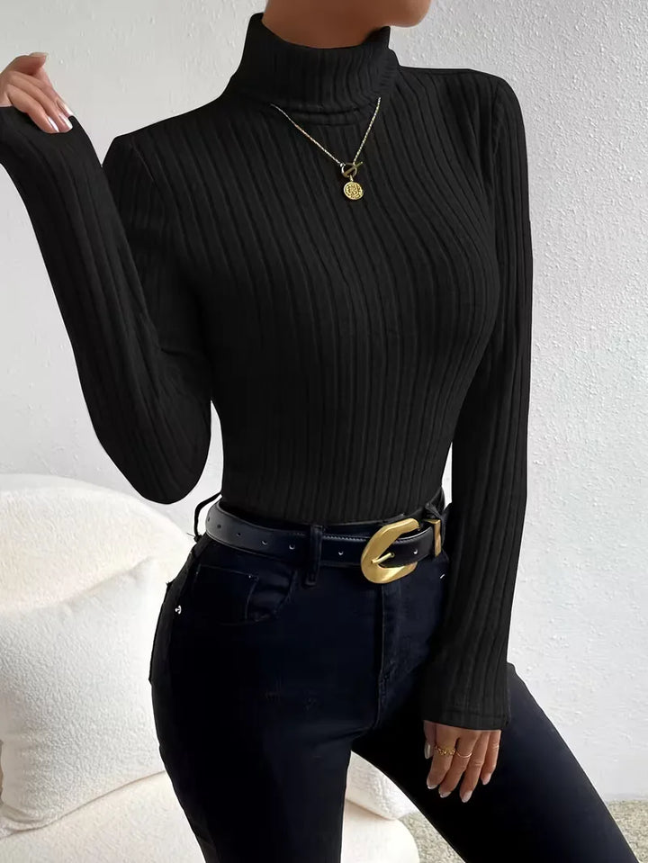 Longsleeve ribbed turtleneck