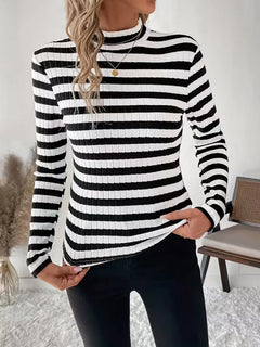 Longsleeve met turtle neckline