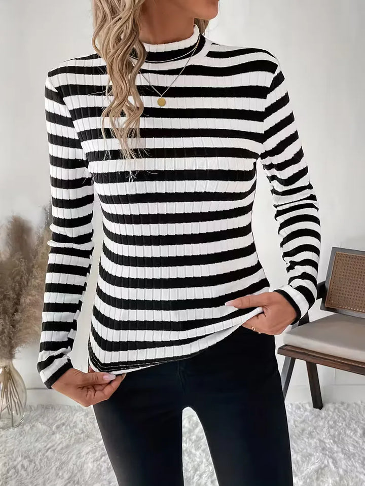 Longsleeve met turtle neckline