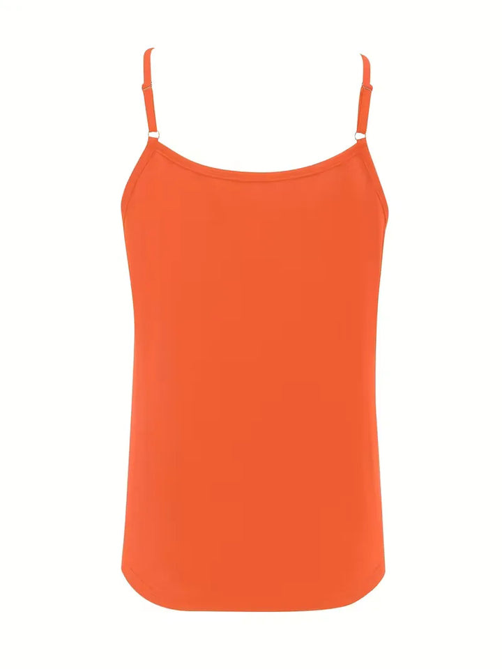 kanten tanktop met V-neck