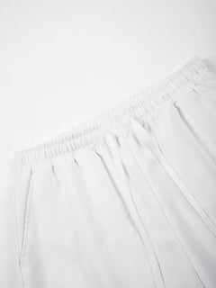 Shorts met elastische tailleband