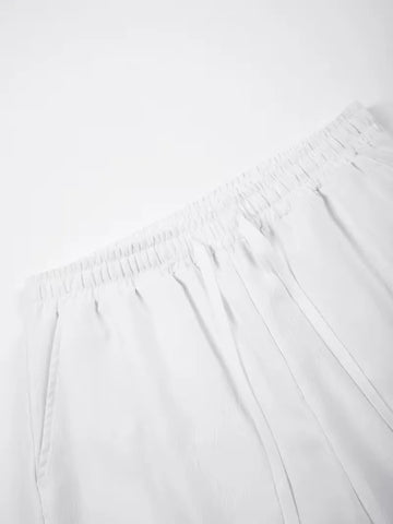 Shorts met elastische tailleband