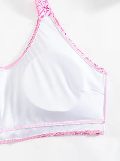 Cover-up met halternek en shorts