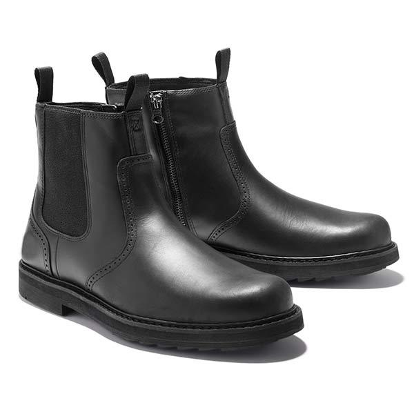 Fedde | Stijlvolle herenlaarzen in de kleur Zwart voor heren in Casual stijl geschikt voor alle seizoenen.