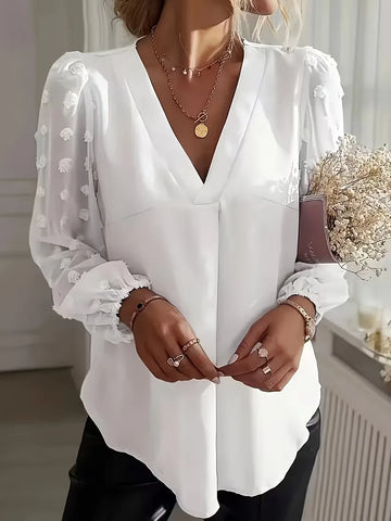 Blouse met lange mouwen