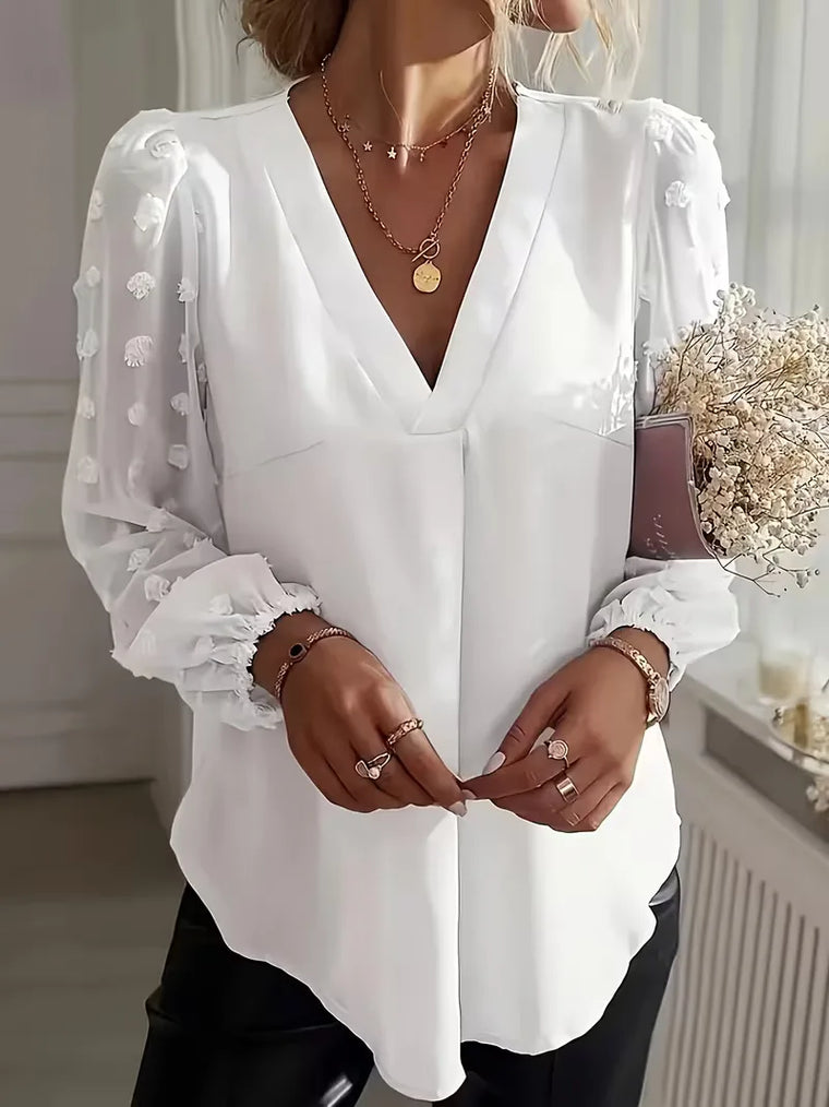 Blouse met lange mouwen