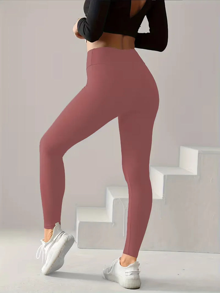High-waisted slim fit legging