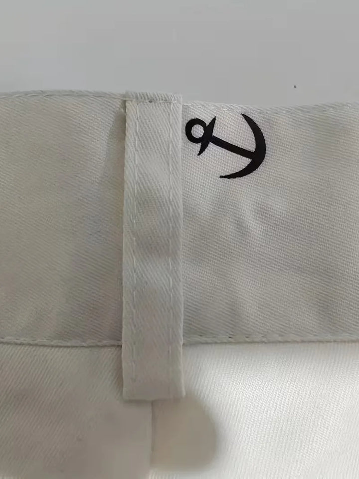 Shorts met ankerpatroon