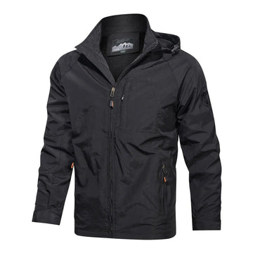 Finn | Heren zomerjas voor outdoor activiteiten in de kleur Zwart voor heren in Outdoor stijl ideaal voor de lente.