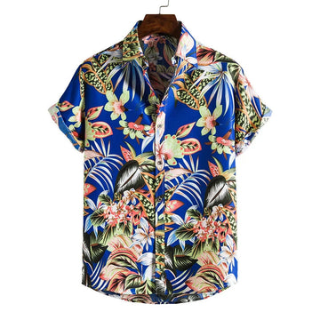 Finn | Zomerse herenhemden voor stijlvolle look in de kleur Blauw voor heren in stijl ideaal voor de lente.