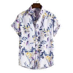 Finn | Zomerse herenhemden voor stijlvolle look in de kleur Paars voor heren in stijl ideaal voor de lente.