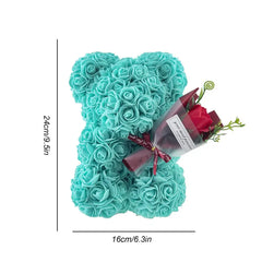 Fleur | Romantyczny pluszowy miś z róż