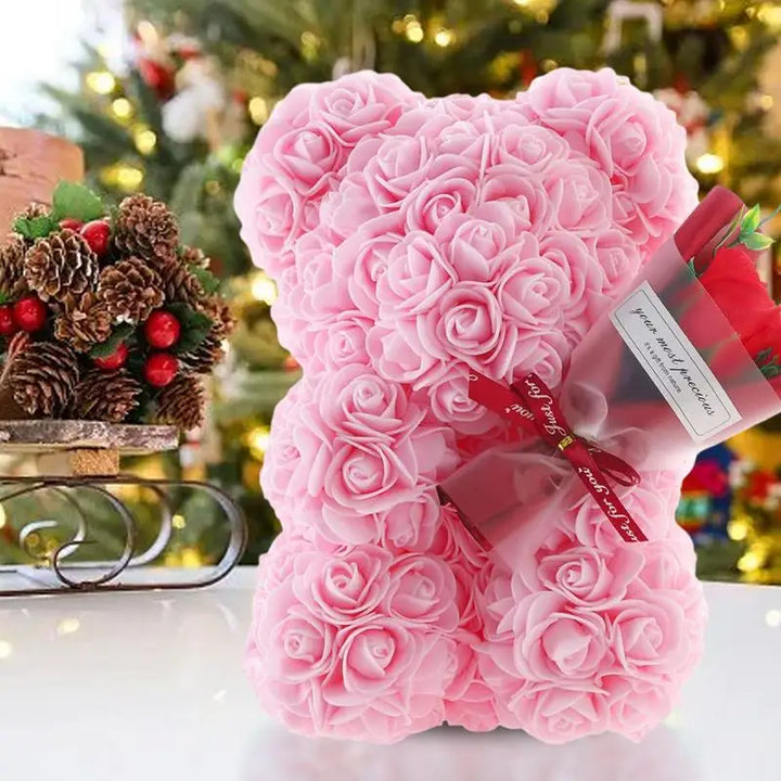 Fleur | Romantyczny pluszowy miś z róż