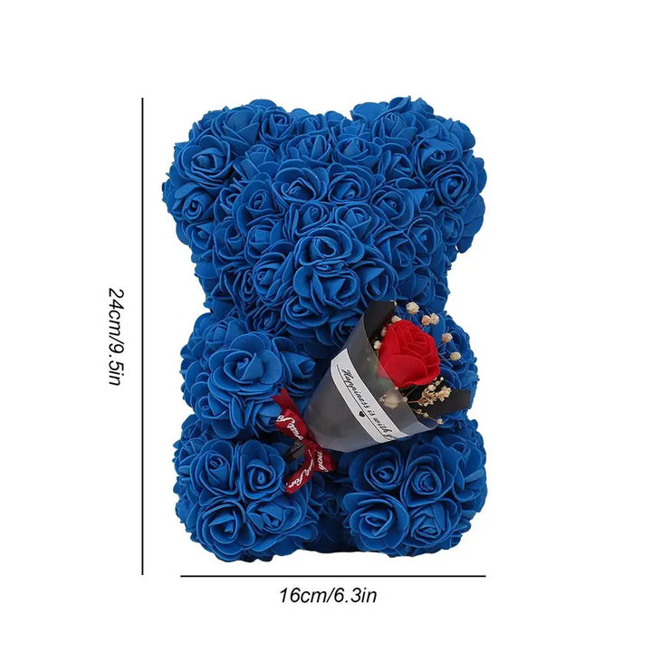 Fleur | Romantyczny pluszowy miś z róż