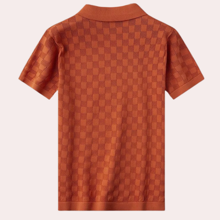 Stijlvol Gebreid Poloshirt voor Heren - Floris