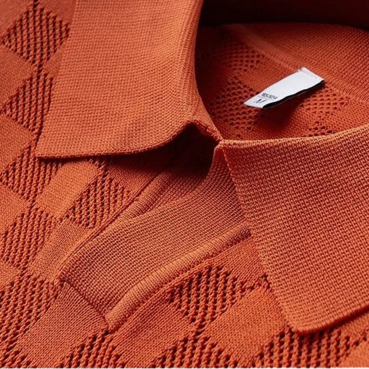 Stijlvol Gebreid Poloshirt voor Heren - Floris