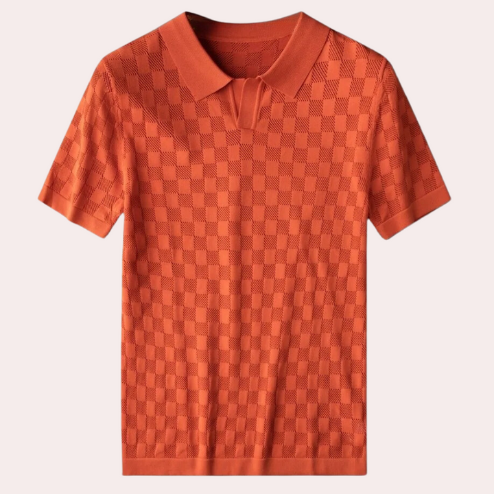 Stijlvol Gebreid Poloshirt voor Heren - Floris