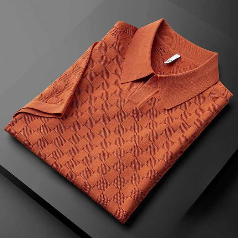 Stijlvol Gebreid Poloshirt voor Heren - Floris