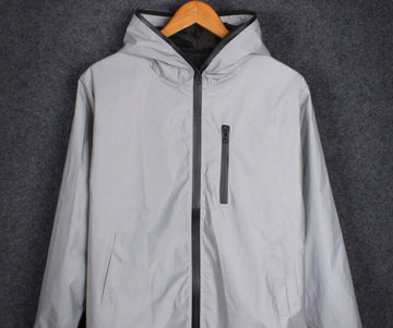 Gifford | Superheldere Reflecterende Jas in de kleur Grijs voor heren in stijl ideaal voor de herfst.
