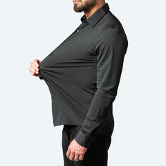 Hugo Stretch Shirt | Een herenoverhemd met ultiem stretchcomfort in de kleur Wit voor heren in Formal stijl geschikt voor alle seizoenen.