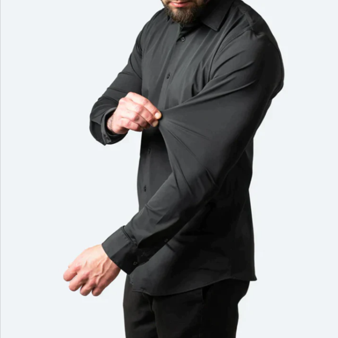 Hugo Stretch Shirt | Een herenoverhemd met ultiem stretchcomfort in de kleur Wit voor heren in Formal stijl geschikt voor alle seizoenen.