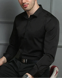 Hugo Stretch Shirt | Een herenoverhemd met ultiem stretchcomfort in de kleur Wit voor heren in Formal stijl geschikt voor alle seizoenen.