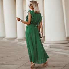 Sofia | Maxi plissé jurk