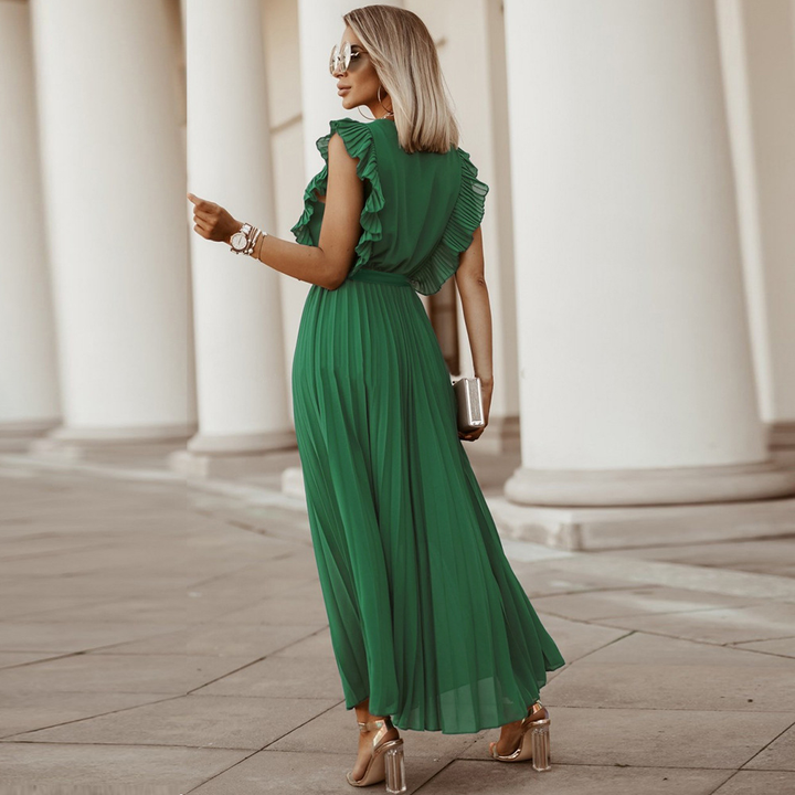Sofia | Maxi plissé jurk