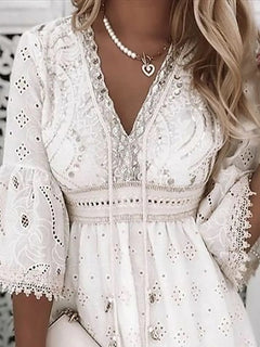 Bohemian Jurk met Ibiza-invloeden - Stijlvol en Comfortabel