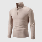 Jace | Stijlvolle en warme herentrui in de kleur Beige voor heren in stijl ideaal voor de herfst.