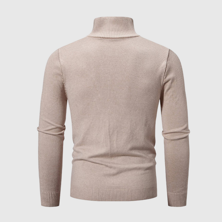 Jace | Stijlvolle en warme herentrui in de kleur Beige voor heren in stijl ideaal voor de herfst.