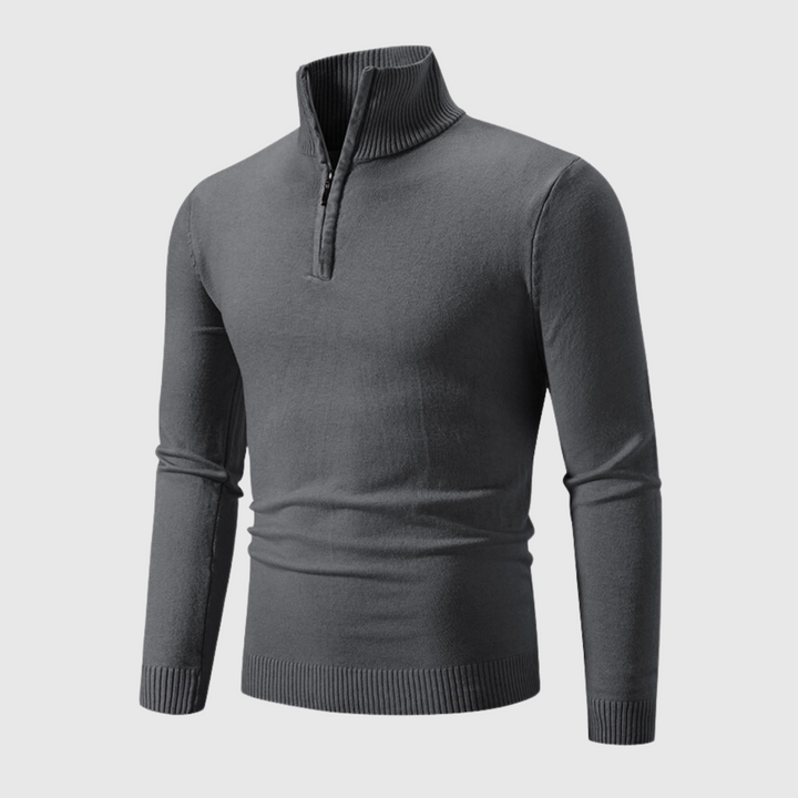 Jace | Stijlvolle en warme herentrui in de kleur Grijs voor heren in stijl ideaal voor de herfst.