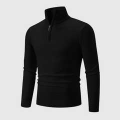 Jace | Stijlvolle en warme herentrui in de kleur Zwart voor heren in stijl ideaal voor de herfst.