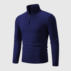 Jace | Stijlvolle en warme herentrui in de kleur Zwart voor heren in stijl ideaal voor de herfst.
