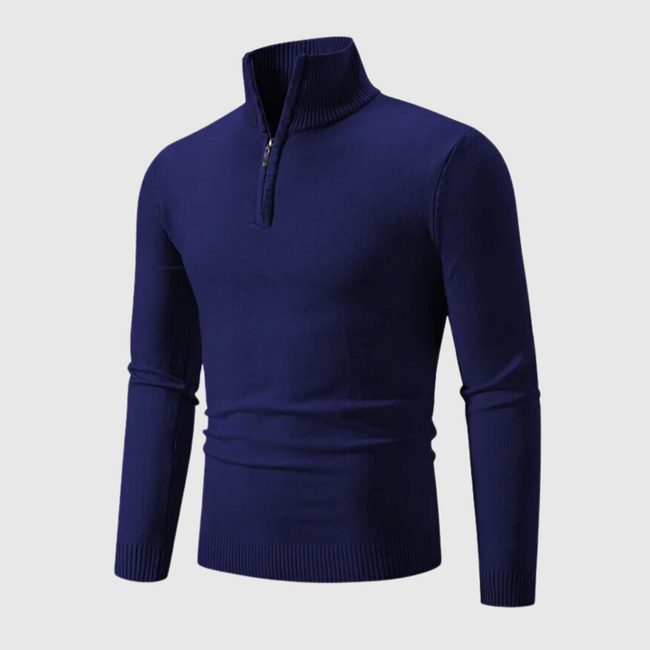 Jace | Stijlvolle en warme herentrui in de kleur Zwart voor heren in stijl ideaal voor de herfst.