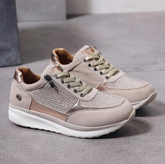 Jade | Ademende Comfortabele Rits Sneakers voor Dames