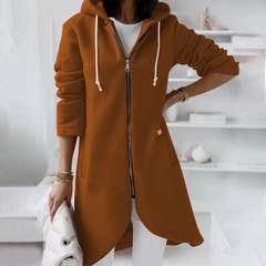 JASMIJN | Comfortabele en stijlvolle damesvest in de kleur Koffie voor dames in stijl ideaal voor de herfst.