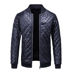 Jasper | Leren herenjas in de kleur Blauw voor heren in stijl ideaal voor de herfst.