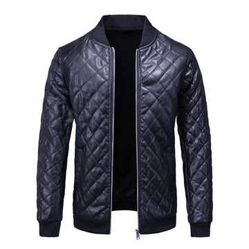 Jasper | Leren herenjas in de kleur Blauw voor heren in stijl ideaal voor de herfst.