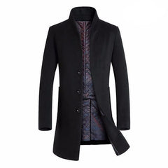 Ralph | Winter woolen long peacoat afbeelding 12