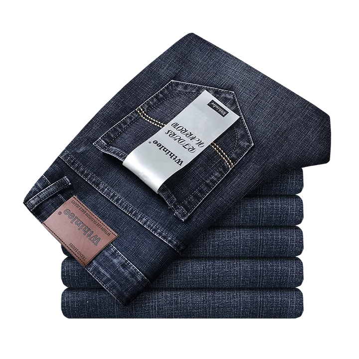 Jeroen | Klassieke rechte spijkerbroek in de kleur Donkerblauw voor heren in Heritage stijl ideaal voor de winter