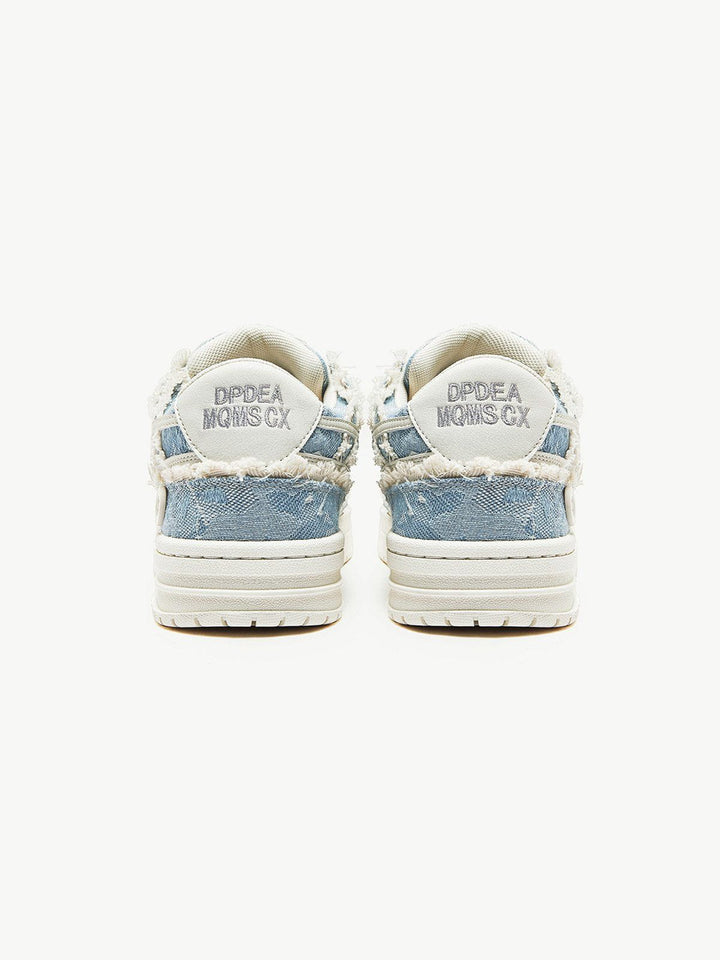 Joep | Robuuste heren sneakers met sterren in de kleur Blauw voor heren in Casual stijl geschikt voor alle seizoenen.