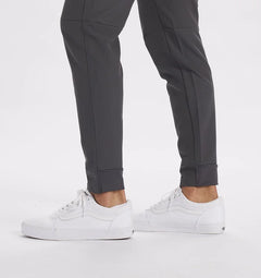 Johan | Winterse stretch broek in de kleur Lichtblauw voor heren in stijl ideaal voor de winter