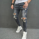 Jort | Rekbare slim fit herenbroek in de kleur Zwart voor heren in Formal stijl ideaal voor de herfst.