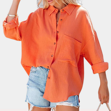 Lara Luchtige Dames Zomerblouse - Stijlvol en Comfortabel