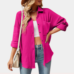 Lara Luchtige Dames Zomerblouse - Stijlvol en Comfortabel