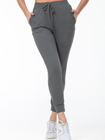 Lara | Casual sportbroek met hoge taille en zakken