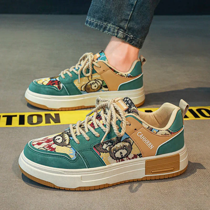 Lars | Platform canvas sneakers